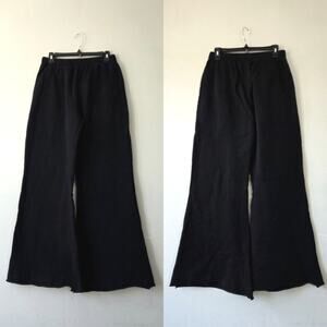 ABRA Clothing Oversized Sweat Pants Flare Raw Hem Small
